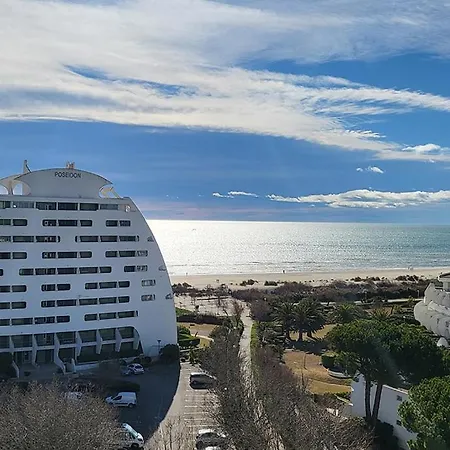 La Grande Motte Vue Mer Unique, Terrasse, Parking Prive, Clim Le Panoramique, 3 Etoiles لا غراند موت