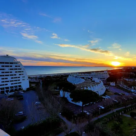 شقة La Grande Motte Vue Mer Unique, Terrasse, Parking Prive, Clim Le Panoramique, 3 Etoiles *