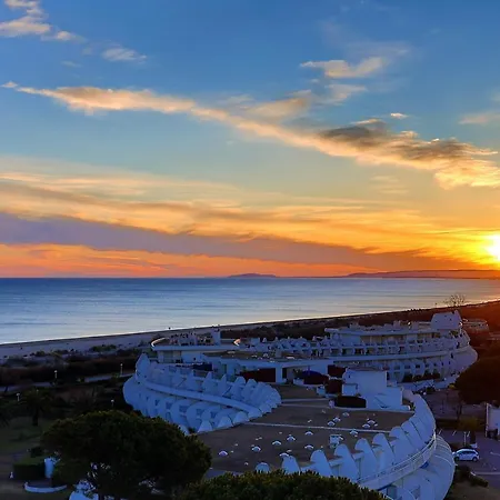 La Grande Motte Vue Mer Unique, Terrasse, Parking Prive, Clim Le Panoramique, 3 Etoiles لا غراند موت